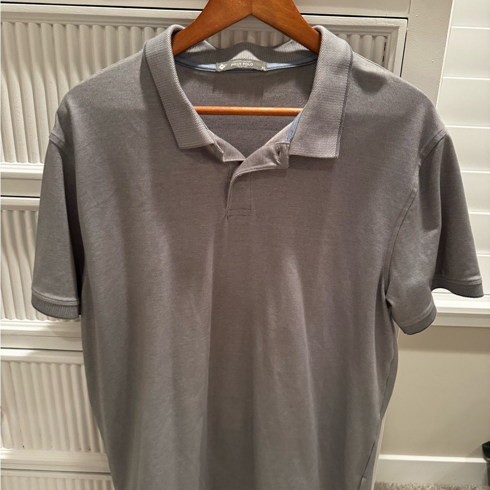 Gray Member Mark Pique Polo